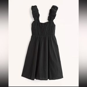 Abercrombie Baby Doll Puff Strap Dress